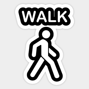 How is my walking? Sticker